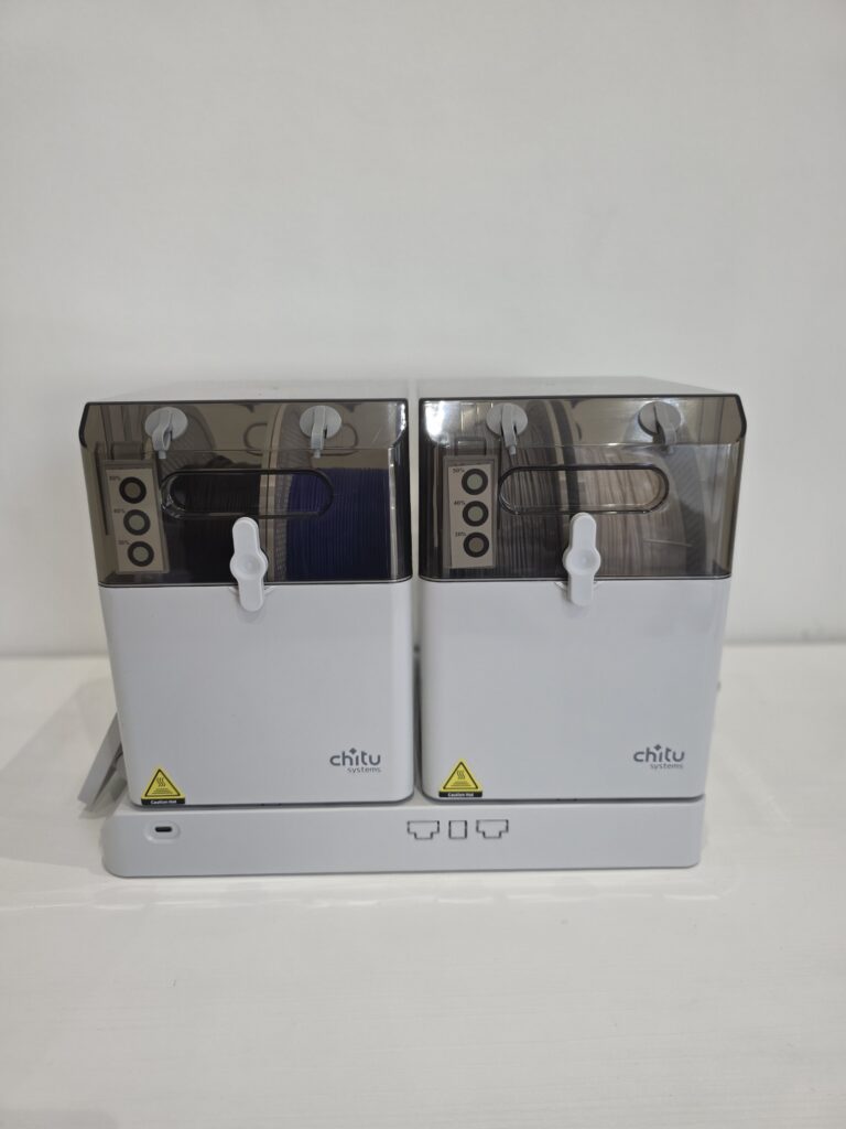 Séchoir à filament 3D FilaPartner E1 de Chitu Systems – test complet AzurMedia.fr avec double chambre modulaire pour quatre bobines.